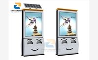 為什么現(xiàn)在都喜歡用太陽能廣告垃圾箱？